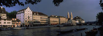 Limmat River, Zurich, Switzerland by Panoramic Images