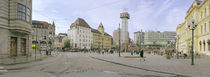 Buildings in a city, Jernbanetorget, Oslo, Norway von Panoramic Images