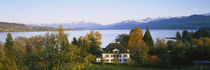 Villa at the waterfront, Lake Zurich, Zurich, Switzerland by Panoramic Images