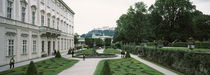 Tourist in a castle, Mirabell Gardens, Castle Mirabell, Salzburg, Austria by Panoramic Images