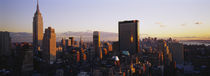 Buildings in a city, Manhattan, New York City, New York State, USA by Panoramic Images