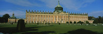 Facade of a palace, Sanssouci Palace, Potsdam, Brandenburg, Germany von Panoramic Images
