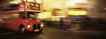 England, London, Bus on the street of London by Panoramic Images