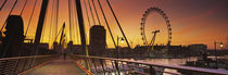  Thames River, Millennium Wheel, City Of Westminster, London, England von Panoramic Images