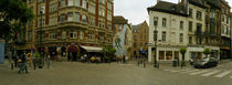 Buildings in a city, Lombard Street, Plattesteen, Brussels, Belgium by Panoramic Images