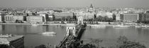 Chain Bridge Over The Danube River, Budapest, Hungary by Panoramic Images