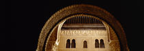 Close-up of an arch, Court Of Lions, Alhambra, Granada, Andalusia, Spain von Panoramic Images