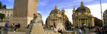 Santa Maria Di Montesanto, Piazza Del Popolo, Rome, Italy by Panoramic Images
