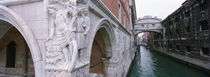 Bridge across a canal, Bridge of Sighs, Venice, Italy by Panoramic Images