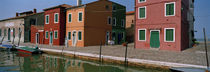 Houses along a canal, Burano, Venice, Veneto, Italy von Panoramic Images