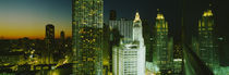 Night Chicago IL USA by Panoramic Images