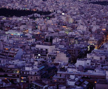 High angle view of a cityscape, Athens, Greece by Panoramic Images