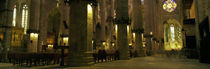Interiors of a cathedral, La Seu, Palma, Majorca, Balearic Islands, Spain von Panoramic Images