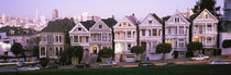 The Seven Sisters, Painted Ladies, Alamo Square, San Francisco, California, USA by Panoramic Images