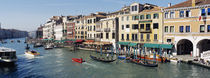 High angle view of a canal, Grand Canal, Venice, Italy by Panoramic Images