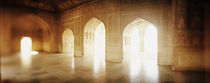 Interiors of a hall, Agra Fort, Agra, Uttar Pradesh, India von Panoramic Images