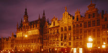 Facade of a building, Grand Palace, Brussels, Belgium by Panoramic Images