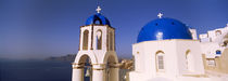 Church with sea in the background, Santorini, Cyclades Islands, Greece by Panoramic Images