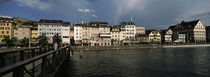 Bridge across a river, Limmat River, Zurich, Switzerland von Panoramic Images