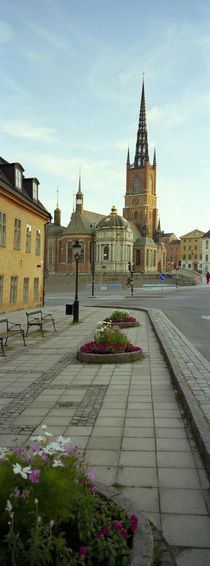 Spire of a church, Riddarholm Church, Riddarholmen, Stockholm, Sweden by Panoramic Images