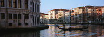 Gondola in a canal, Grand Canal, Venice, Italy by Panoramic Images