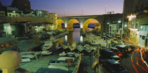 High angle view of boats in a harbor, Vallon des Auffes, Marseille, France von Panoramic Images