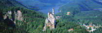 High angle view of a castle, Neuschwanstein Castle, Bavaria, Germany by Panoramic Images