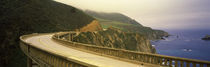 Bridge at the coast, Bixby Bridge, Big Sur, Monterey County, California, USA von Panoramic Images