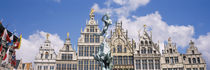 Low angle view of buildings, Grote Markt, Antwerp, Belgium by Panoramic Images