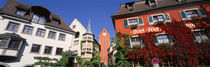 Germany, Meersburg, Lake Constance, Low angle view of the buildings by Panoramic Images