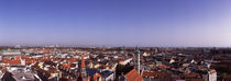 High angle view of a city, Munich, Bavaria, Germany von Panoramic Images