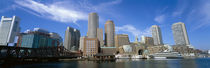 Skyscrapers at the waterfront, Boston, Massachusetts, USA by Panoramic Images