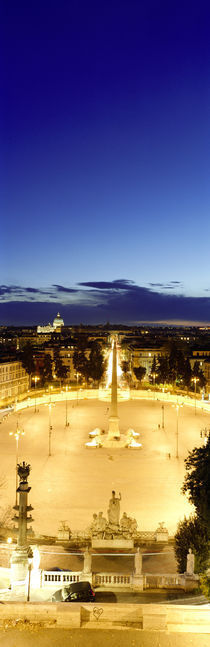 Piazza del Popolo, Rome, Italy by Panoramic Images