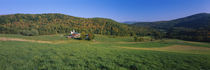 Farmhouse in a field, Vermont, USA by Panoramic Images