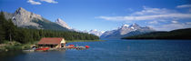 Canada, Alberta, Maligne Lake by Panoramic Images