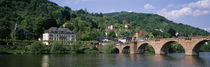 Arch bridge across a river, Neckar River, Heidelberg, Baden-Wurttemberg, Germany by Panoramic Images