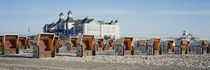 Large Group Of Beach Baskets On The Beach, Sellin, Isle Of Ruegen, Germany von Panoramic Images