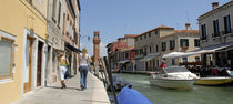 Boats in a canal, Murano, Venice, Italy von Panoramic Images
