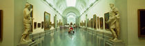 Panorama Print - Innenräume des Prado Museum, Madrid, Spanien von Panoramic Images