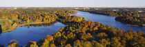 High angle view of a forest, Wenner-Gren Center, Brunnsviken, Stockholm, Sweden von Panoramic Images