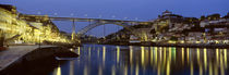  Night, Luis I Bridge, Porto, Portugal von Panoramic Images