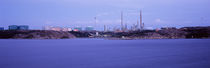 Oil refinery at the coast, Lysekil, Bohuslan, Sweden by Panoramic Images
