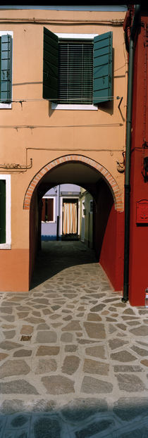 Archway of a house, Burano, Venice, Veneto, Italy by Panoramic Images