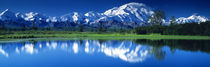 Panorama Print - Mt. McKinley und Wonder Lake Denali Nationalpark AK von Panoramic Images