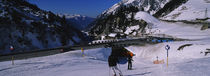 Tourists skiing on snow, Stuben, Austria by Panoramic Images