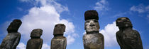 Stone Heads, Easter Islands, Chile by Panoramic Images
