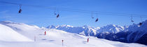 Ski Lift in Mountains Switzerland by Panoramic Images