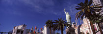 Low angle view of skyscrapers in a city, The Strip, Las Vegas, Nevada, USA by Panoramic Images