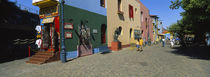 Multi-Colored Buildings In A City, La Boca, Buenos Aires, Argentina by Panoramic Images