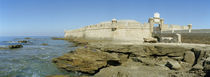 Castle at the coast, San Sebastian Castle, Cadiz, Andalusia, Spain von Panoramic Images